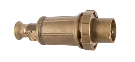 DCTH202-2 16A  250V IP66 ExdeIICT6Gb (латунь) вилка судовая взрывозащищенная