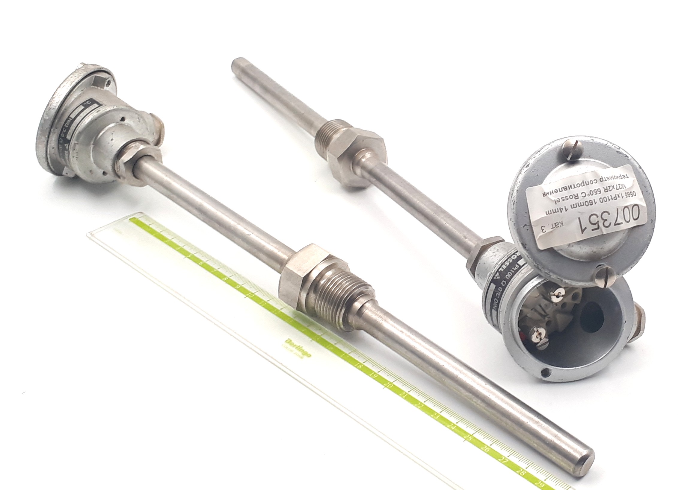 0565 1xPt100 550°C 160/14mm M27x2R Rossel термометр сопротивления 