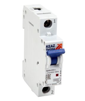 BM63-1C2-ОМ4-РЕГ 2A OptiDin 1P AC КЭАЗ 260507 выключатель автоматический