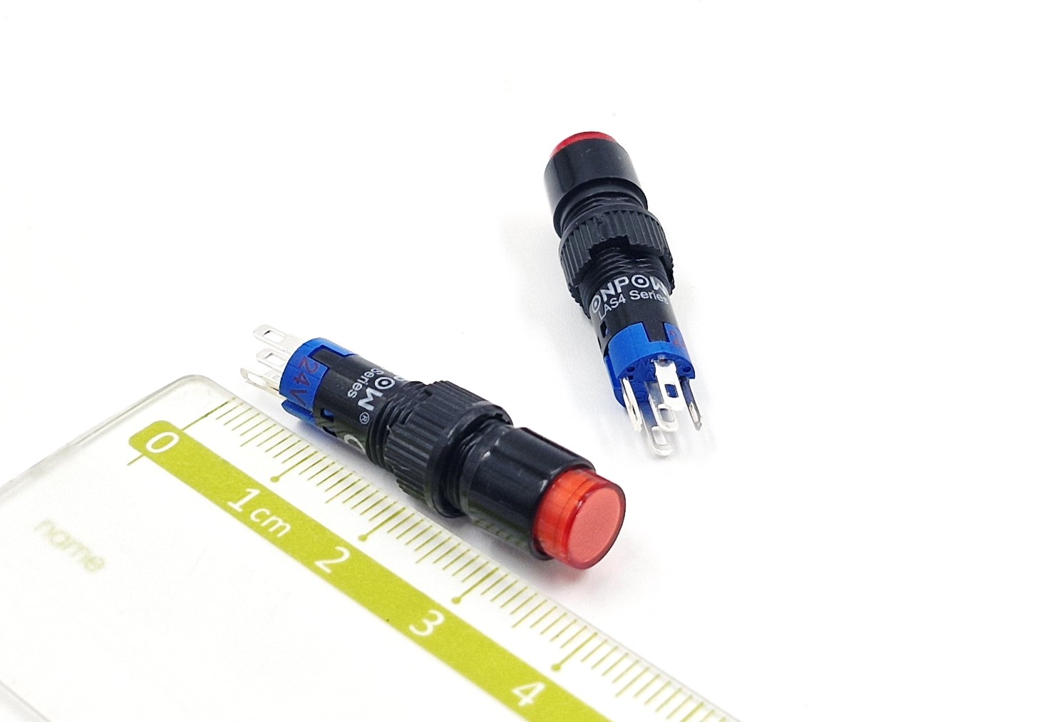 LAS4Y-11Z/24/R 1NO+1NC 24VDC IP40 кнопка с фиксайией красная