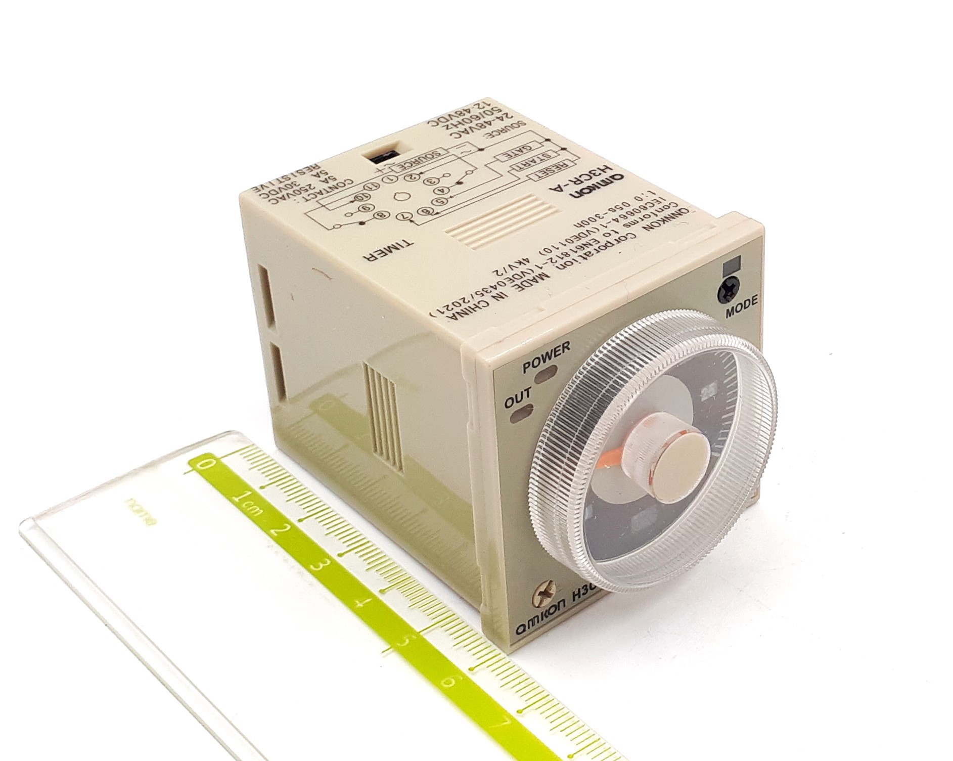H3CR-A 0,05s-300h 24-48VAC/12-48VDC Omron реле времени