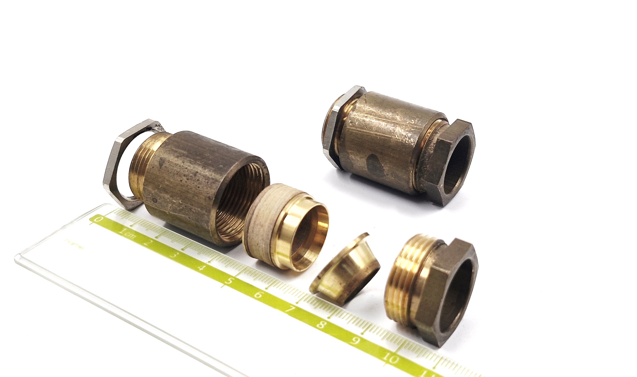 AG24 9-18mm IP67 ввод кабельный (сальник) латунный (М24х1,5)