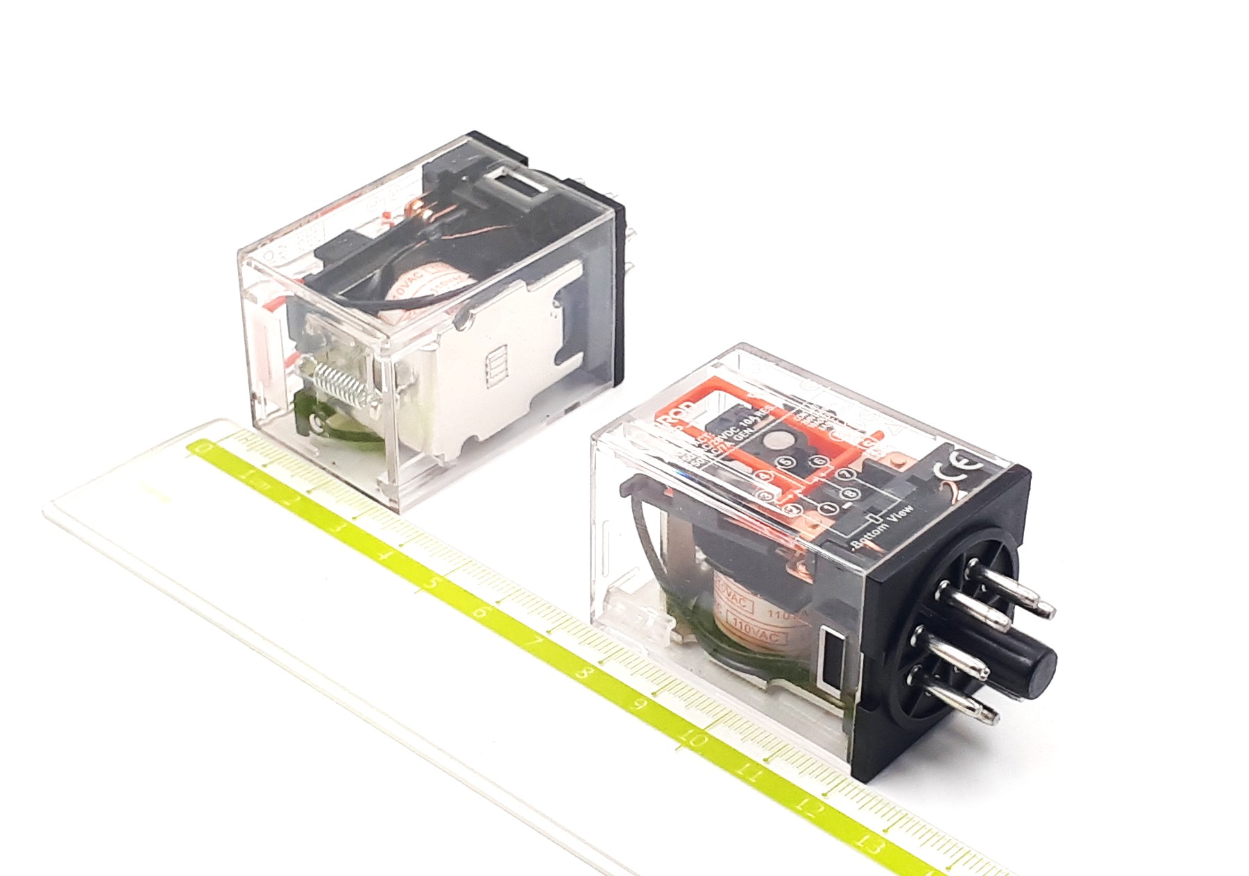 MK2P-I (R15) 110VAC 10A 2PDT Omron реле промежуточное