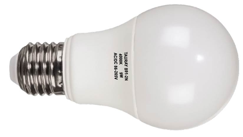 E27 9W 85-265V 4000K B91-2N TauRay лампа светодиодная