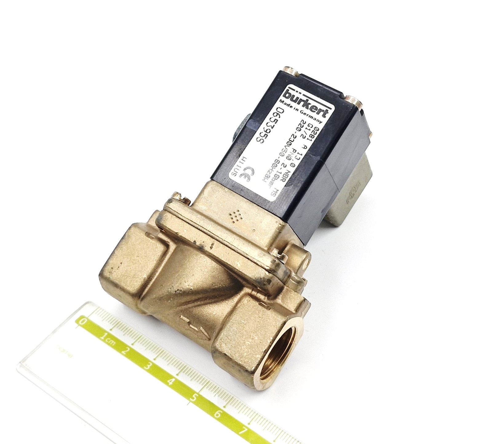 0281A NC G1/2Rc 16bar 230V 50Hz Burkert клапан электромагнитный