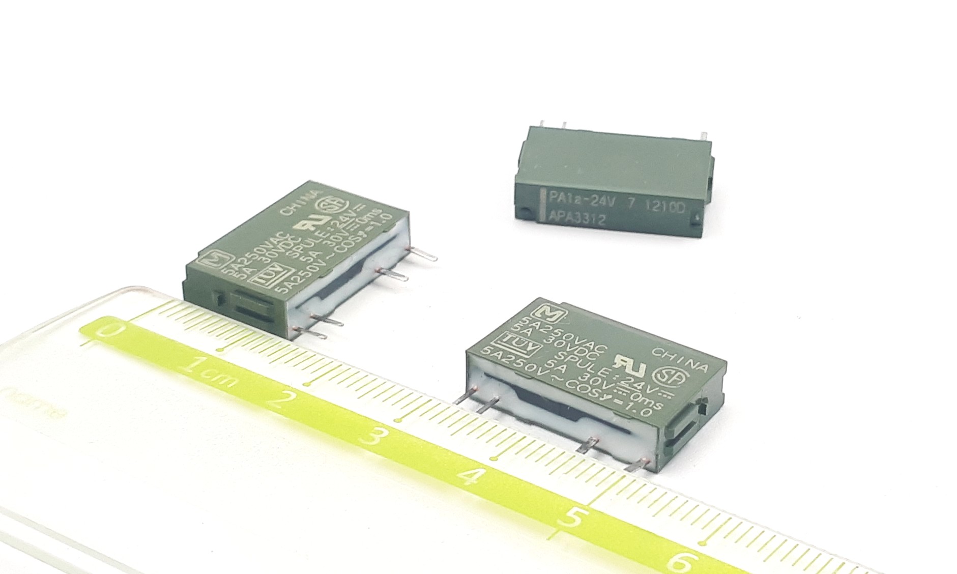PA1a-24V APA3312 25VDC 5A 110VDC/250VAC 1NO реле интерфейсное