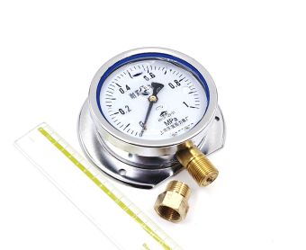 YN100T 0-1MPa 100mm G1/2R/M20x1.5 HOWOYB Ф манометр виброустойчивый
