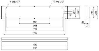CL-401CD-105369 52W 230VAC IP44 4000K (LED ав.модуль) АМЭО светильник светодиодный аварийный встраиваемый