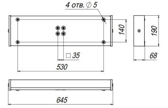 CL-206CD-104976 32W 230VAC IP34 4000K (LED ав.модуль) АМЭО светильник светодиодный аварийный
