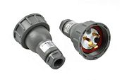 PN2-41 2P+E 10A/16A 250V IP56 АМЭО вилка судовая