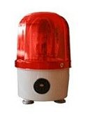 LTD-1101J 230VAC 10W B15S IP42 светильник под лампу накаливания проблесковый с зуммером красный