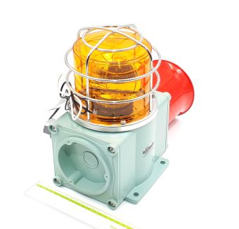 SHDP-WS-220-Y 118dB 220VAC IP66 Qlight сигнализатор светозвуково желтый