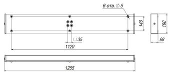 CL-406CD-105447 52W 230VAC IP34 4000K (LED ав.модуль) АМЭО светильник светодиодный аварийный