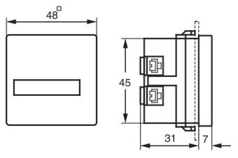 BW40.18 230VAC 60Hz Muller счетчик времени наработки