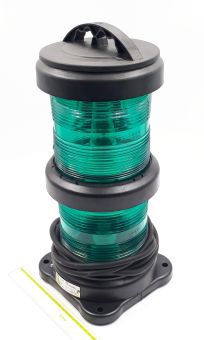 CXH6-101P 360° 2х65W P28s фонарь сигнально-отличительный круговой стационарный зеленый