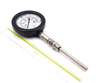 TG100-650G +50+650°С Ø100 G1/2R 120/12mm термометр виброустойчивый